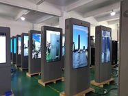 Waterproof IP65 Double Sided Digital Signage Kiosk With Android Windows