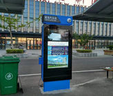 Outdoor 4K Resolution 2500CD/Sqm Advertising LCD Kiosk For Shop Mall And Goverment