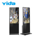Double Side Floor Standing High Brightness LCD Screen Kiosk Stand Alone
